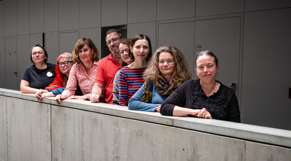 From the left: Lubica Kobová, Kateřina Kolářová, Dagmar Lorenz-Meyer, Petr Pavlík, Petra Ezzeddine, Jana Dvořáčková, Tereza Jiroutová Kynčlová, Ivy Helman (April 2024)